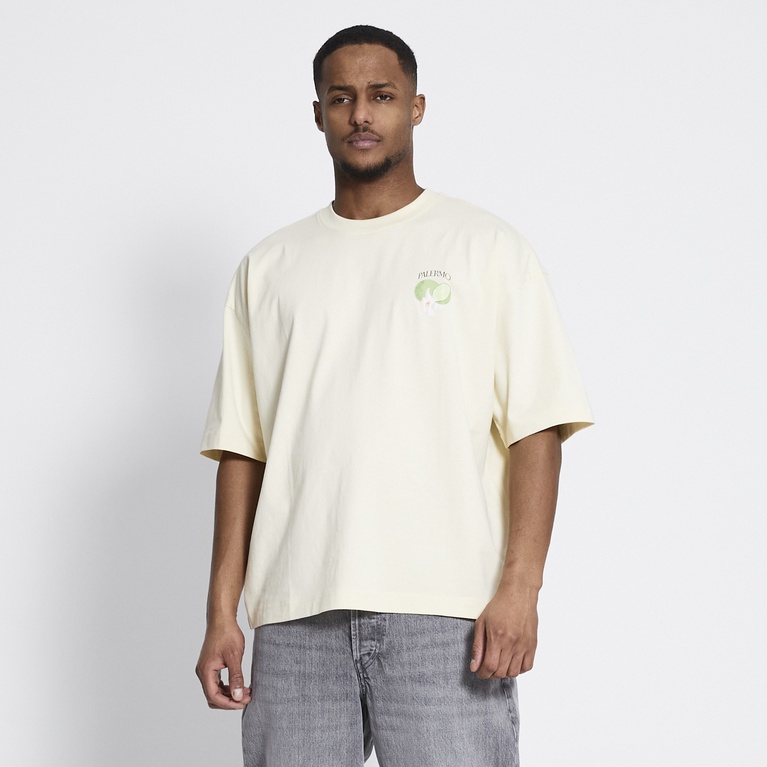 Printed tee "Abbot" Yellow